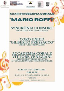 XXXIII Rassegna Corale "Mario Roffi"